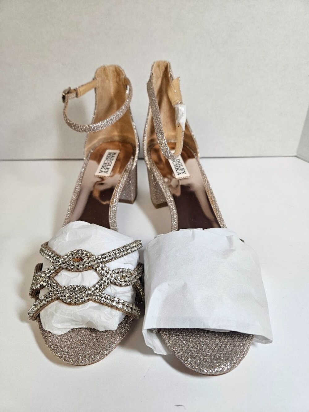 Badgley Mischka Sonya heels size 10